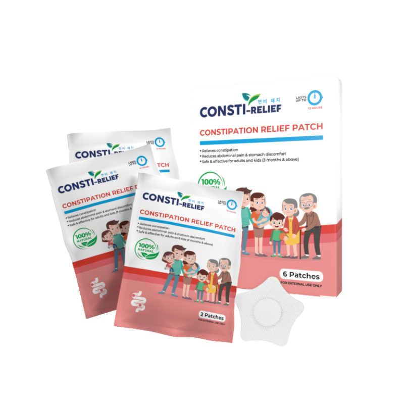 CONSTI-RELIEF CONSTIPATION RELIEF PATCH 6S