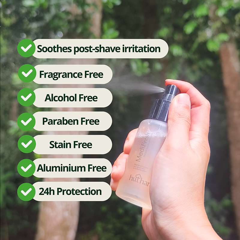 HUTHAN MEDIFRESH NATURAL DEODORANT SPRAY 60ML