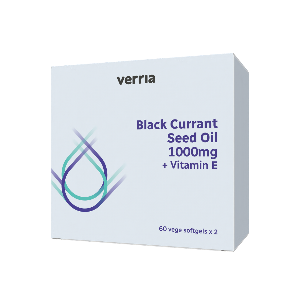 VERRIA BLACKCURRANT SEED OIL+VITAMIN E 60SX2