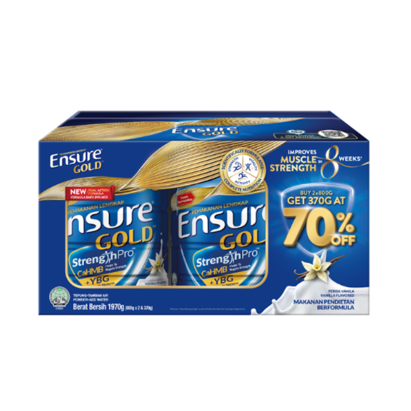 ENSURE GOLD VAN 1.97KG VALUE PACK (800GX2+370G)