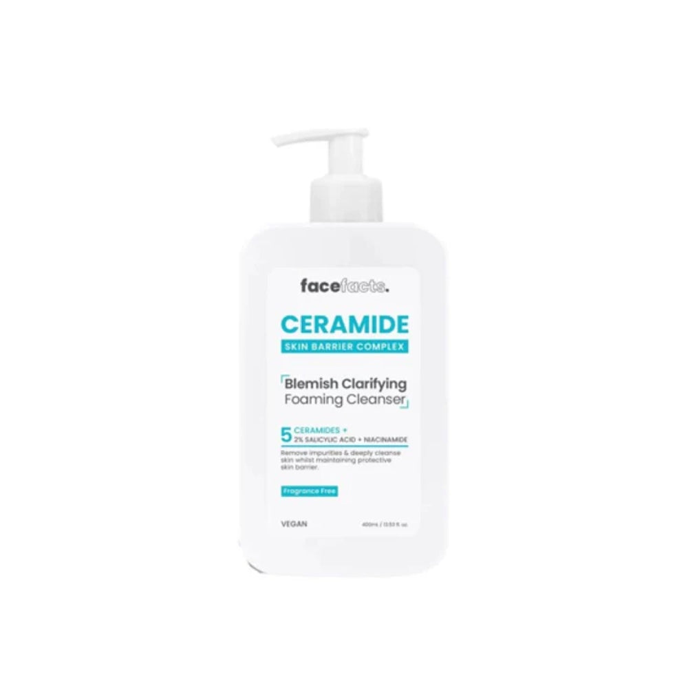 FACE FACTS CERAMIDE BLEMISH CLARIFYING FOAMING CLEANSER 400ML