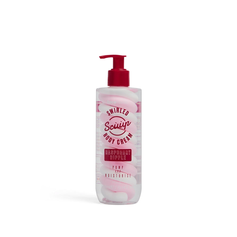 FACE FACTS SCUUP RASBERRY RIPPLE SWIRLED BODY CREAM 300ML