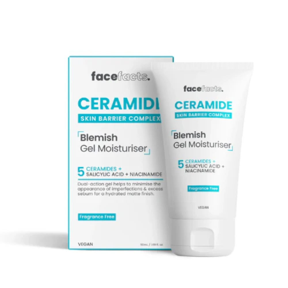 FACE FACTS CERAMIDE BLEMISH GEL MOISTURISER 50ML