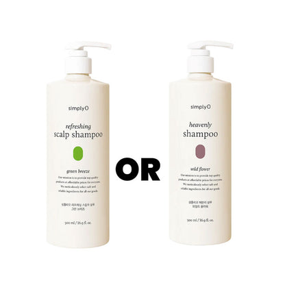 SIMPLYO HEAVENLY SHAMPOO 500ML (GREEN BREEZE / WILD FLOWER)-CGWP