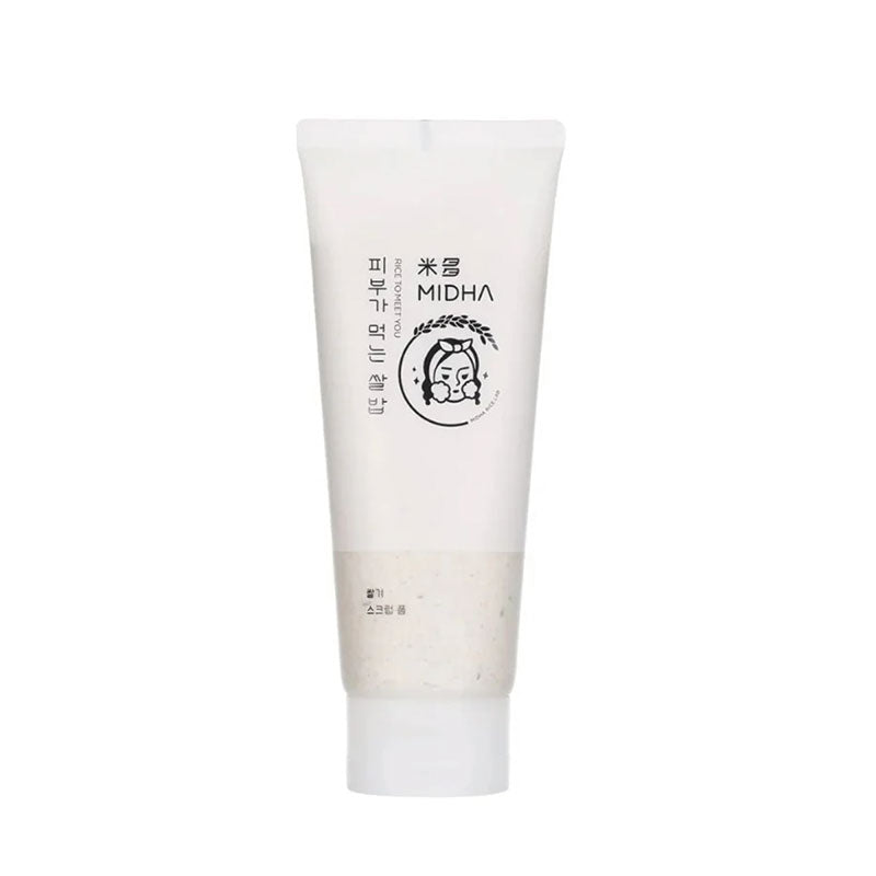 MIDHA RICE BRAN SCRUB FOAM 70ML-CGWP