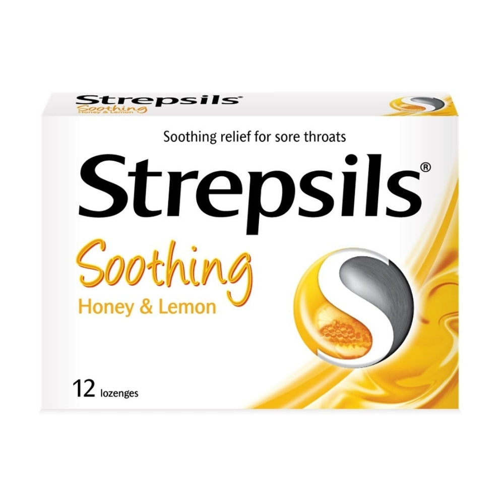 STREPSILS HONEY LEMON SOOTHING 12S