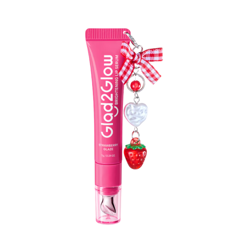 GLAD2GLOW BRIGHTENING LIP SERUM STRAWBERRY GLAZE 7G