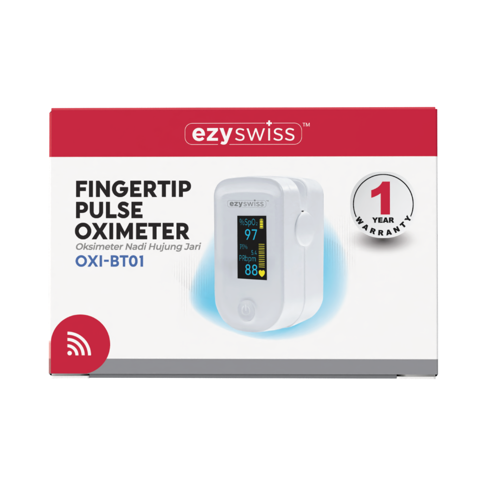 EZYSWISS FINGERTIP PULSE OXIMETER OXI-BT01
