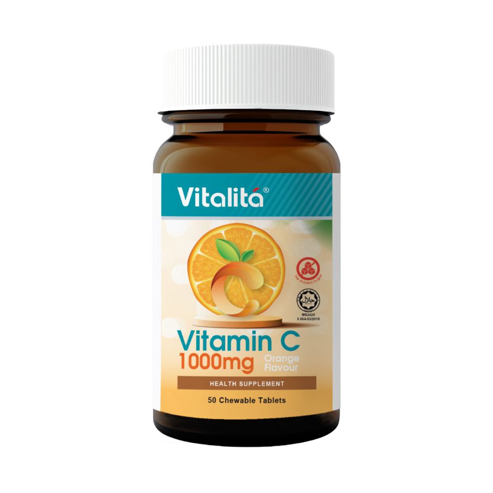 VITALITA VITAMIN C 1000MG CHEWABLE TABLET 50S