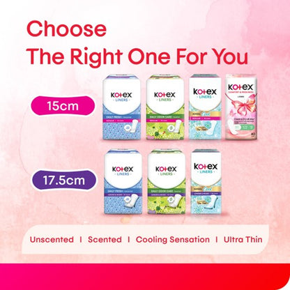 KOTEX PANTYLINER COMFORT & FRESHNESS ULTRA THIN 40S