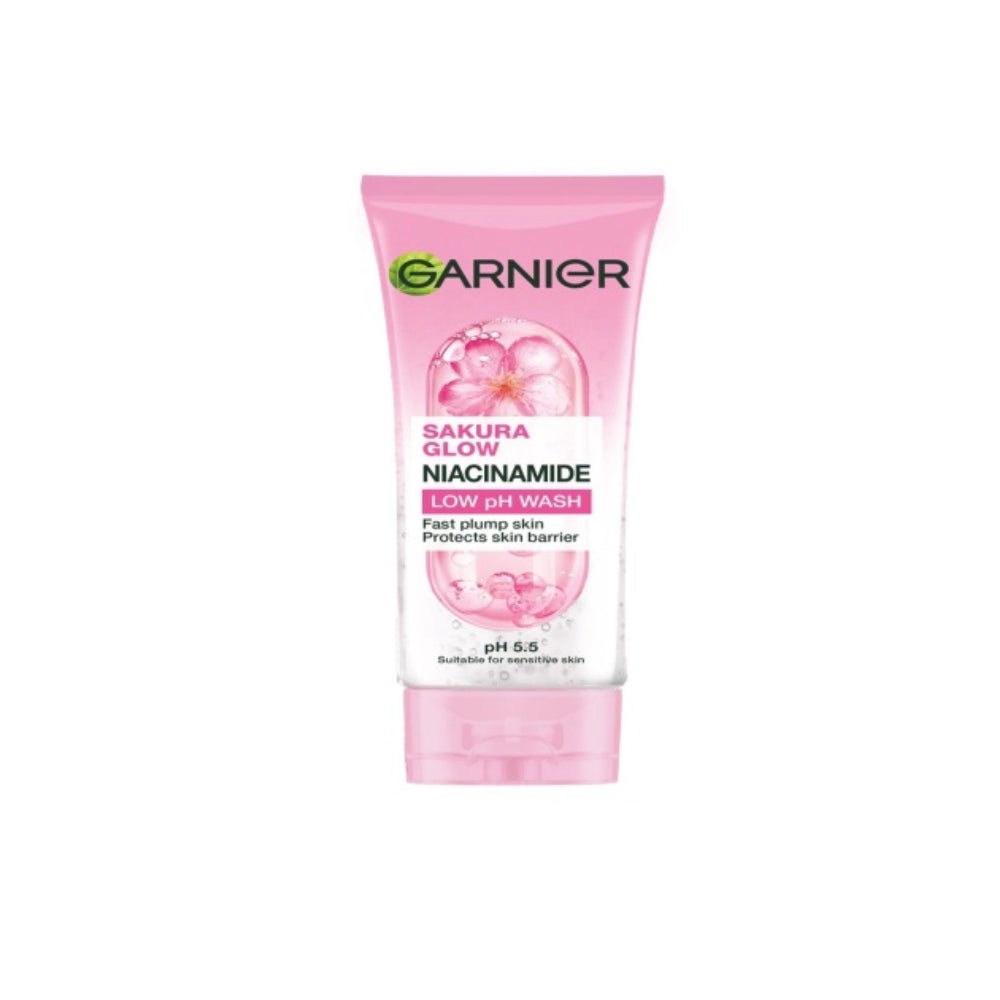 GARNIER SAKURA GLOW NIACINAMIDE LOW PH WASH 100ML