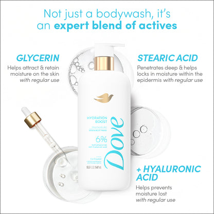 DOVE BODY WASH SERUM HYDRATION BOOST 547ML