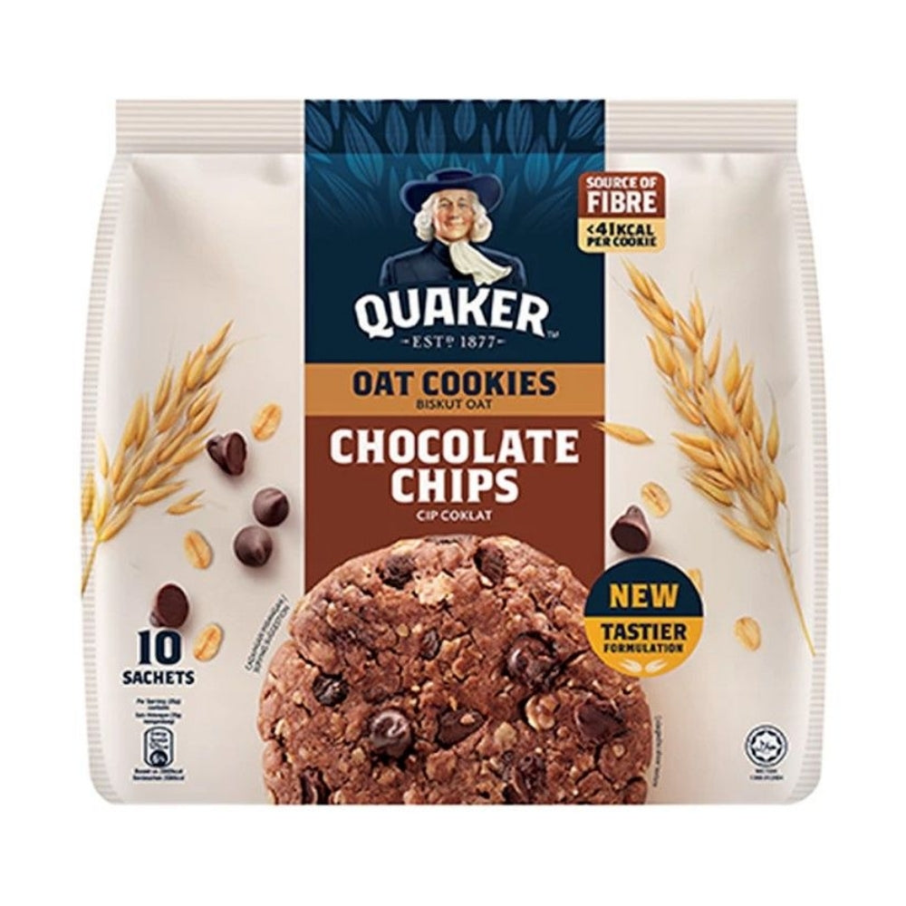 QUAKER OAT COOKIES CHOCO CHIPS 250G 10S