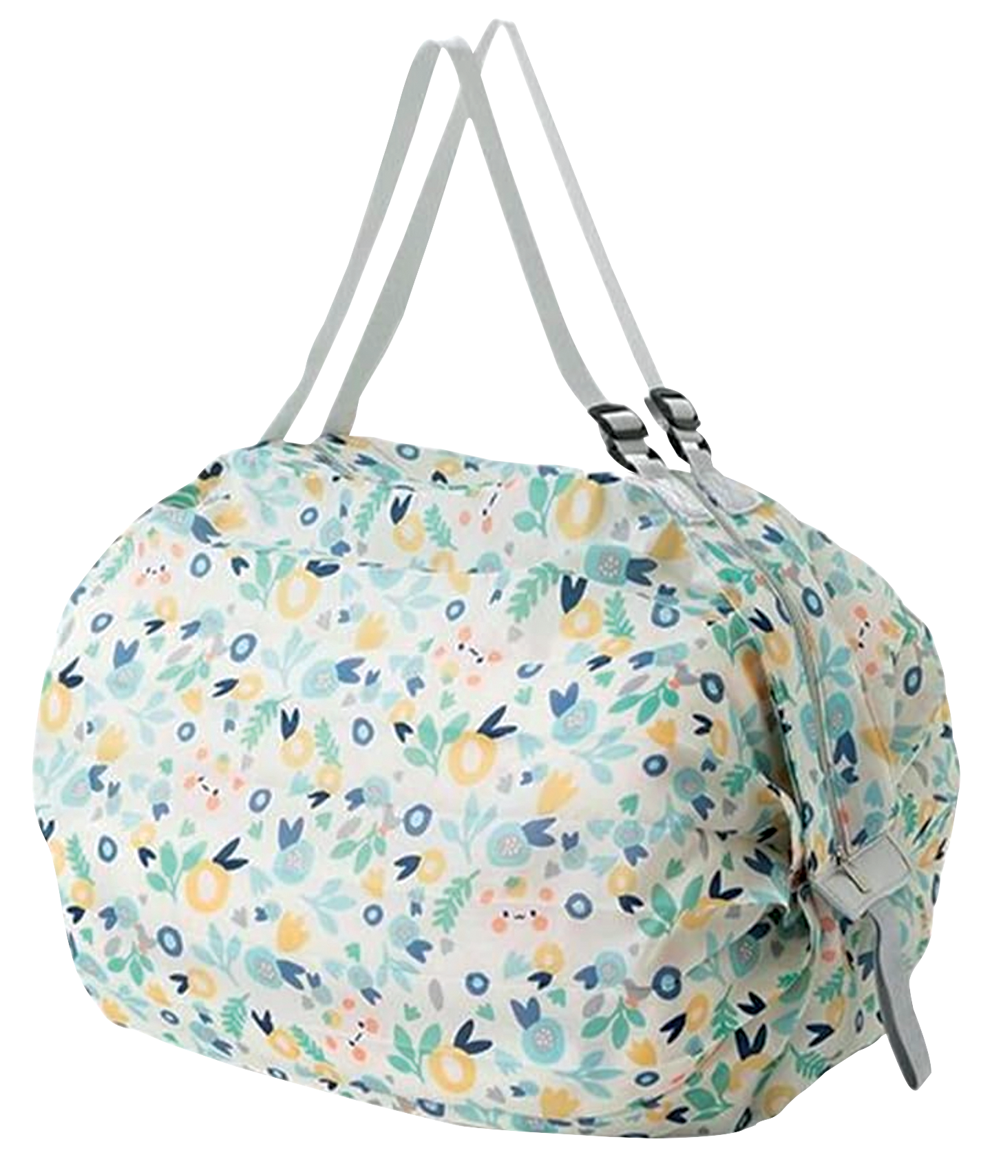ABBVIE FOLDABLE BAG WHITE FLORAL-CGWP