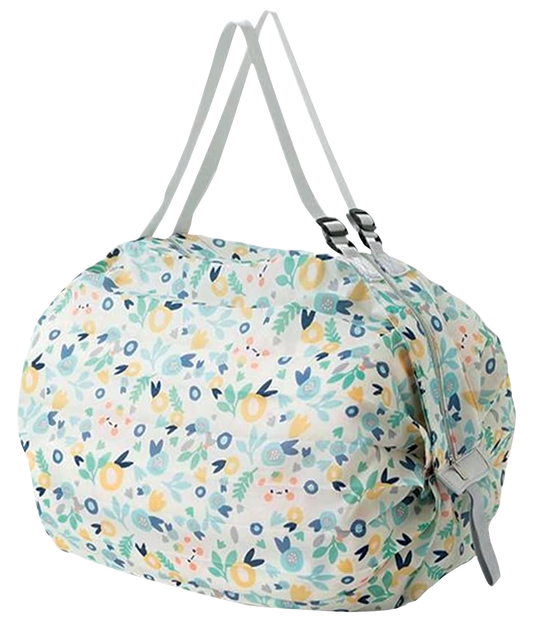 ABBVIE FOLDABLE BAG WHITE FLORAL-CGWP
