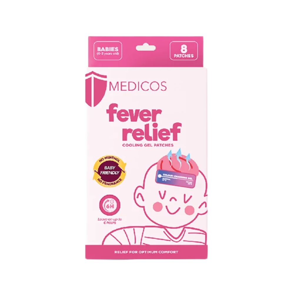 MEDICOS BABY FEVER RELIEF PATCH 8S