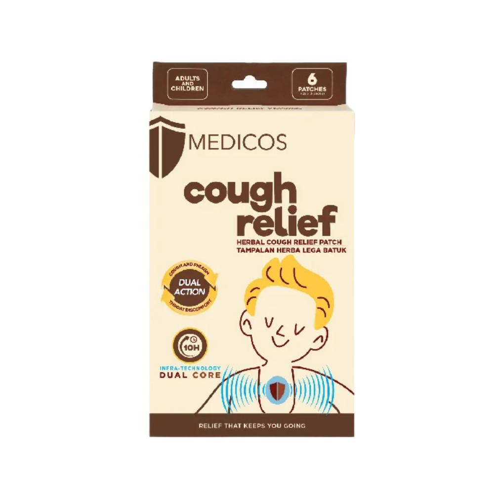 MEDICOS COUGH RELIEF PATCH 6S