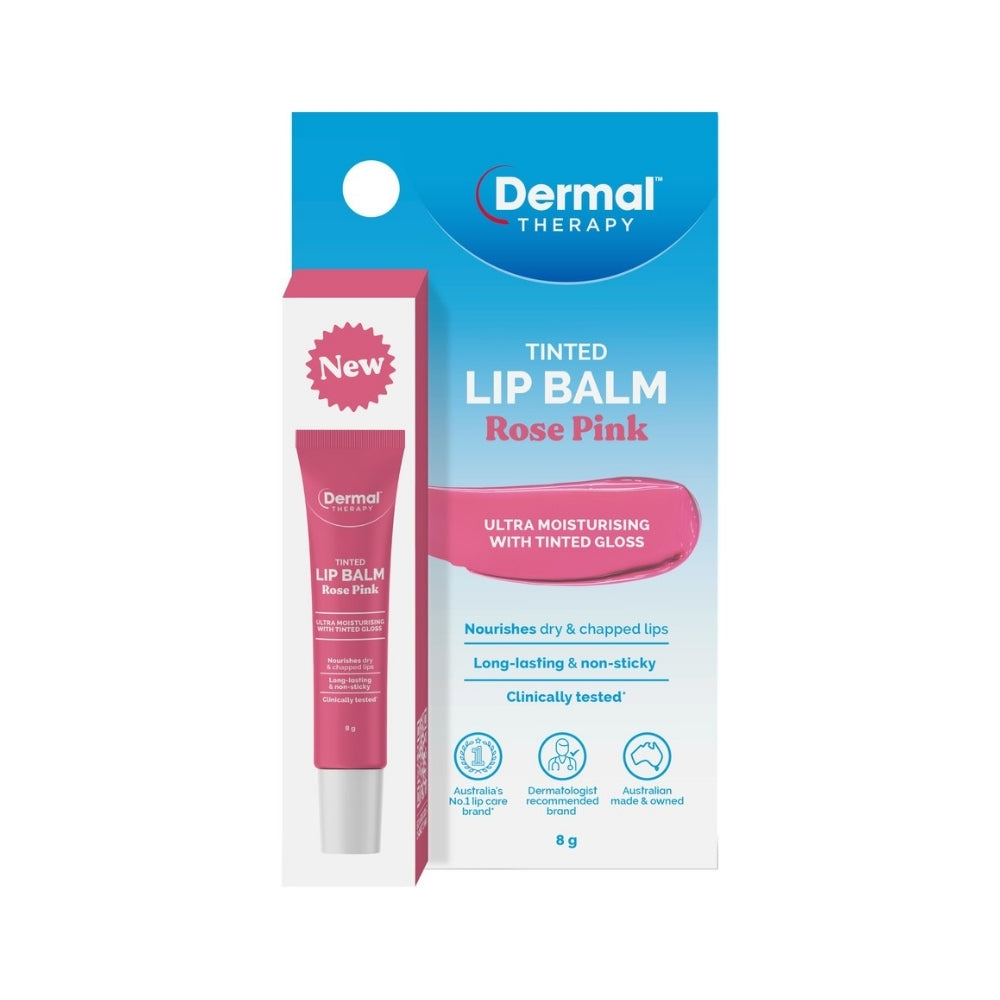 DERMAL THERAPY TINTED LIP BALM ROSE PINK8G