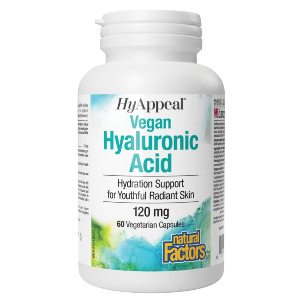 NATURAL FACTORS HYALURONIC ACID 120MG60S