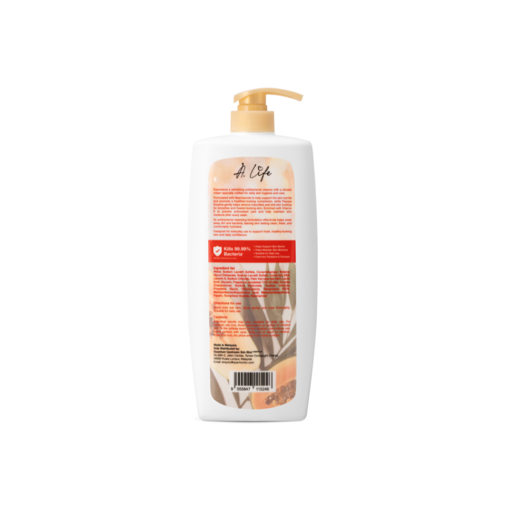A.LIFE ANTIBACTERIAL SHOWER CREAM BRIGHTENING 1000ML