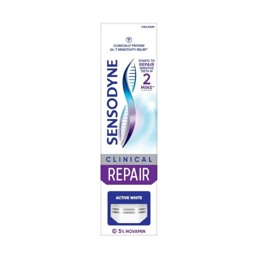 SENSODYNE TOOTHPASTE CLINICAL REPAIR ACTIVE WHITE 100G