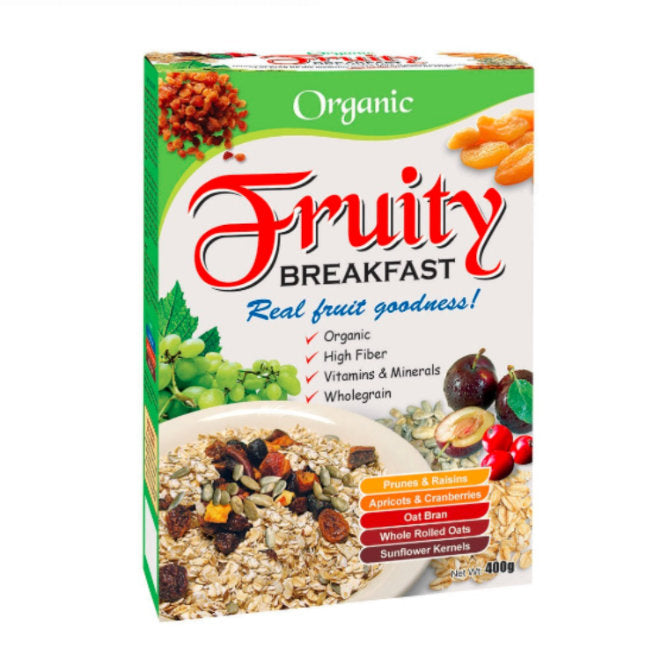RADIANT ORGANIC FRUITY BREAKFAST 400G