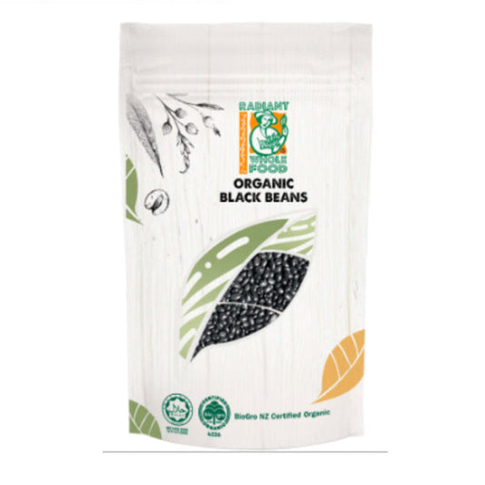 RADIANT ORGANIC BLACK BEANS 500G