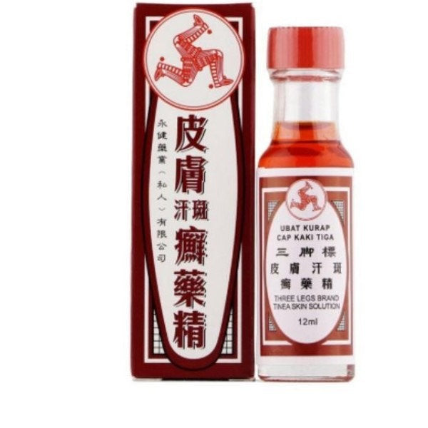 THREE LEGS TINEA SKIN SOLUTION 12ML