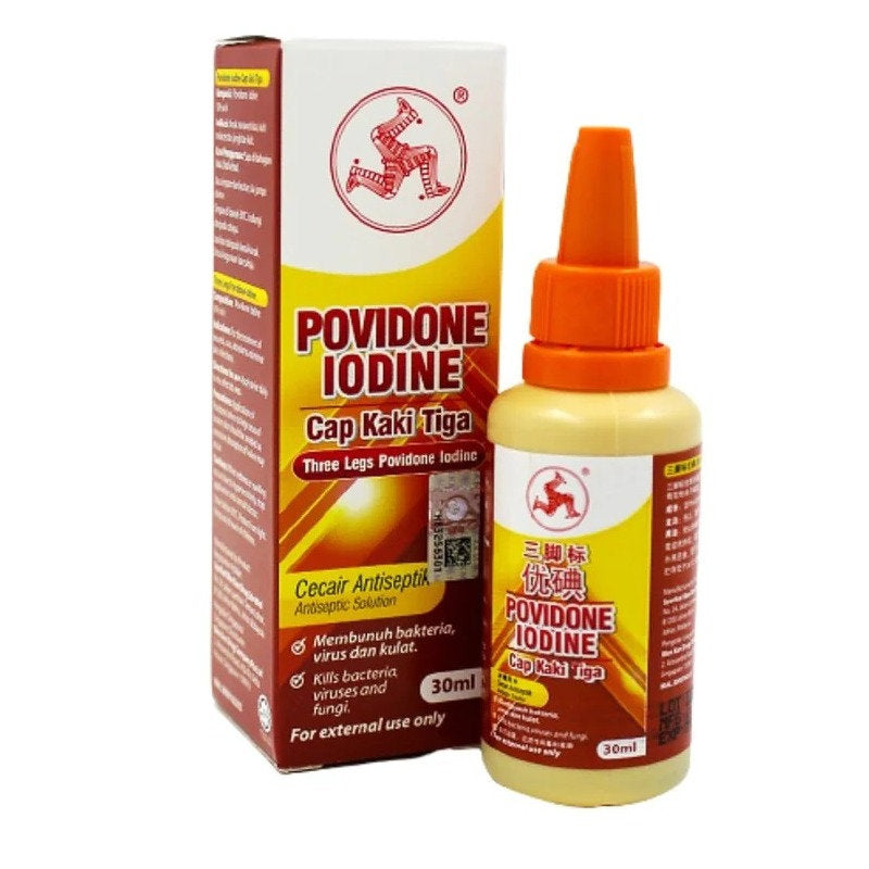 THREE LEGS POVIDONE IODINE 30ML