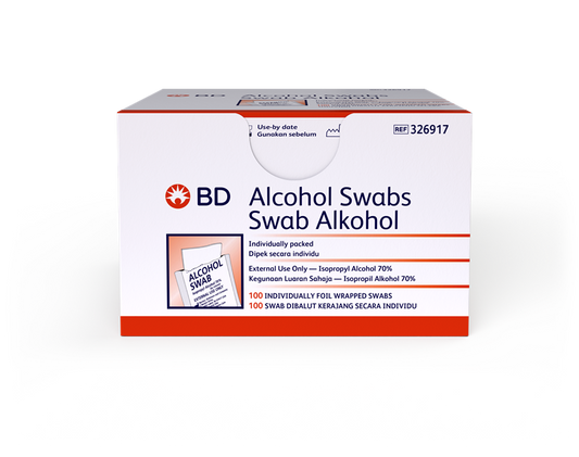 BD ALCOHOL SWABS 2SX50
