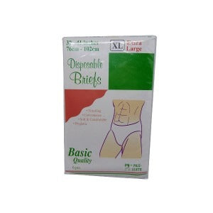 PAN-MATE BASIC DISPOSABLE BRIEFS XL 6S