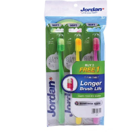 JORDAN TOOTHBRUSH CLEAN SMILE SOFT (B2F1)