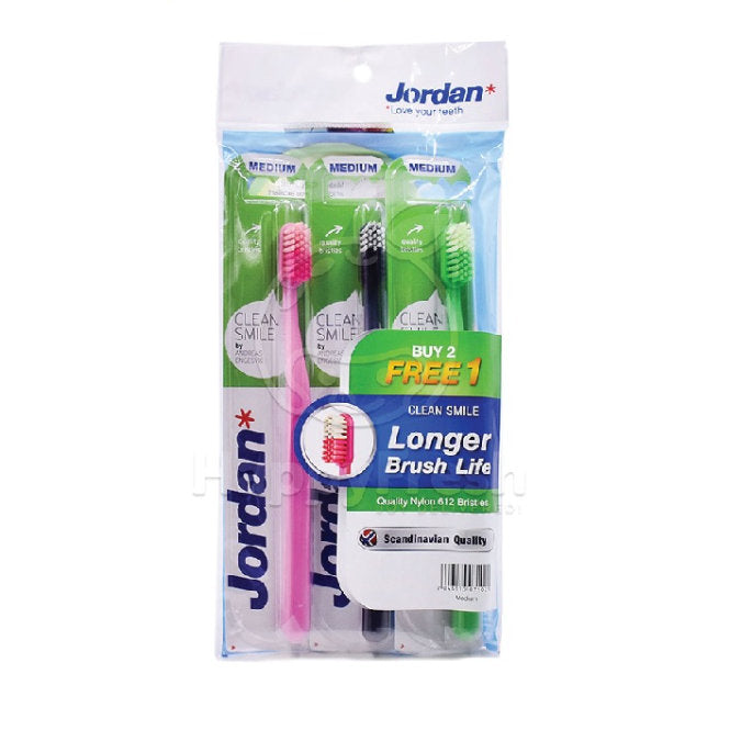 JORDAN TOOTHBRUSH SMILE SOFT-MEDIUM B2F1