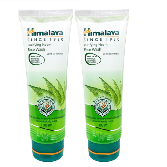 HIMALAYA PURIF NEEM FACE WASH 100MLX2