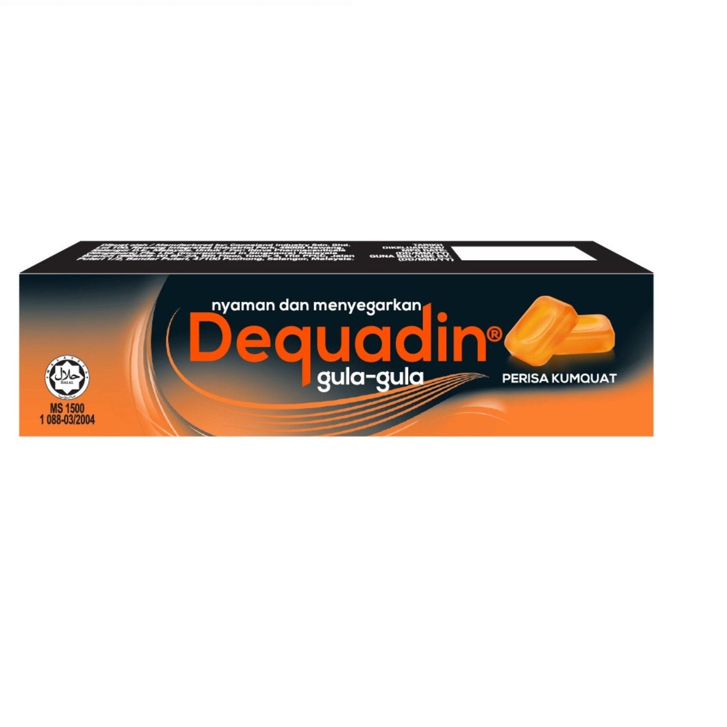 DEQUADIN HARD CANDY KUMQUAT 10S