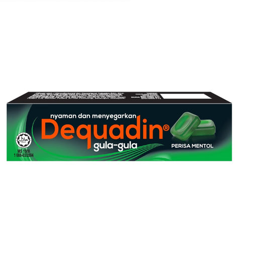 DEQUADIN HARD CANDY MENTHOL 10S