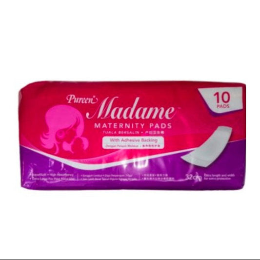 PUREEN MADAME MATERNITY PADS 10'S