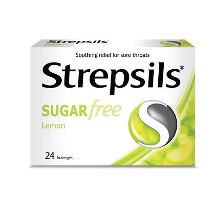 STREPSILS BOX LEMON & HERBS 24S