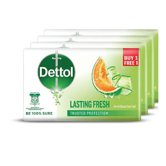 DETTOL BAR SOAP LASTING FRESH 105GX4S (B3F1)