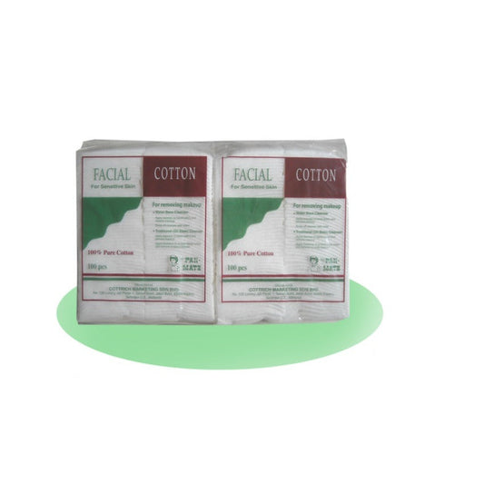 PAN-MATE FACIAL COTTON 100SX2