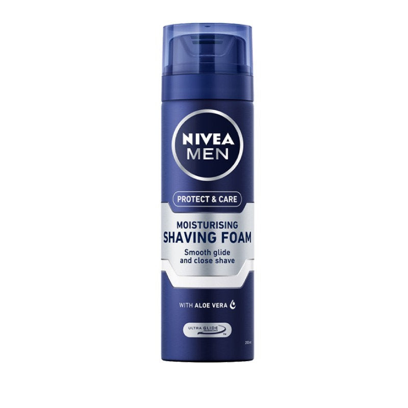 NIVEA FOR MEN MOISTURISING SHAVING FOAM 200ML