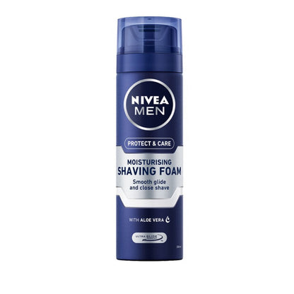 NIVEA FOR MEN MOISTURISING SHAVING FOAM 200ML