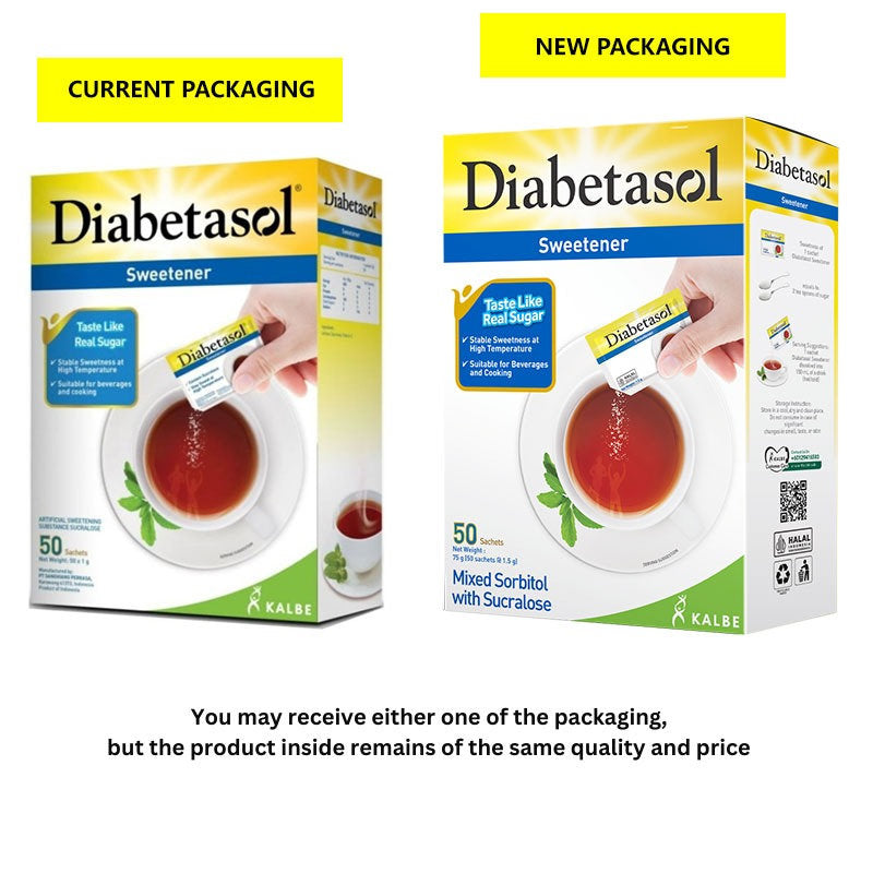 DIABETASOL SWEETENER 50S