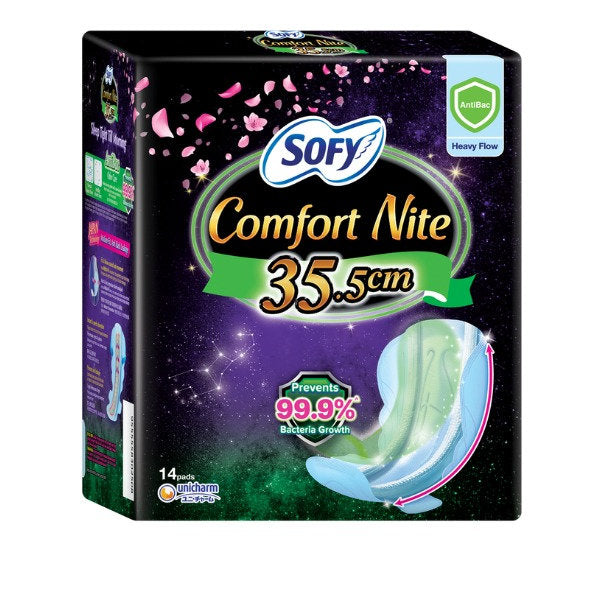 SOFY BODY FIT NIGHT WING ANTIBAC 35.5CM14S