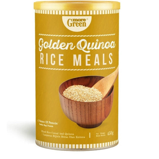 MORE GREEN GOLDEN QUINOA RICE MEALS 450G