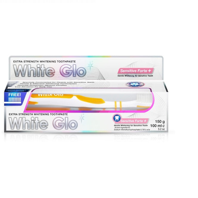 WHITE GLO SENSITIVE FORTE+ 150G