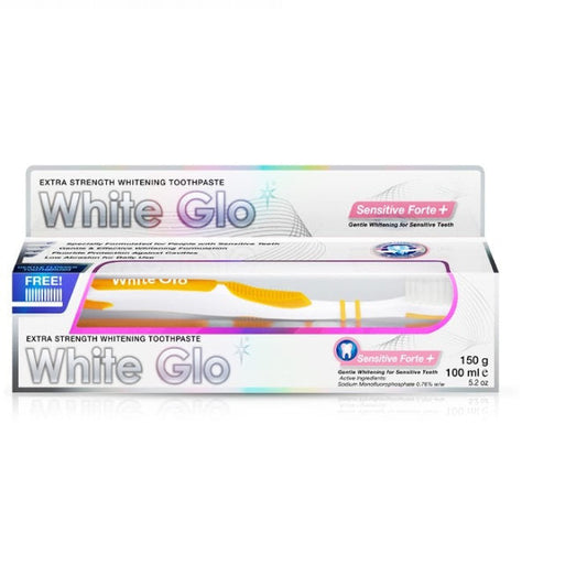 WHITE GLO SENSITIVE FORTE+ 150G