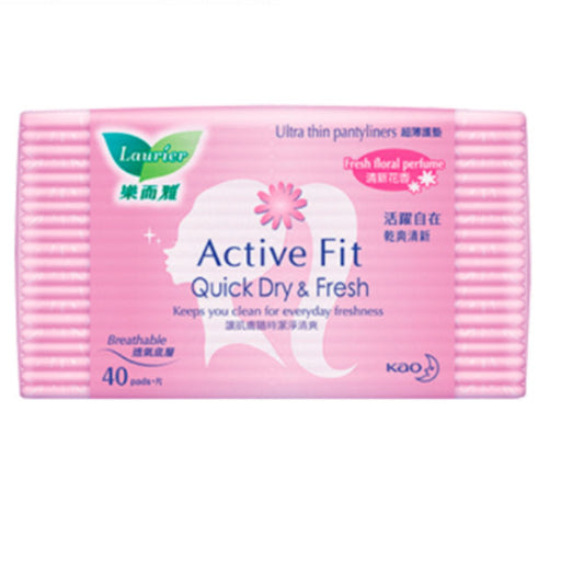 LAURIER PANTYLINER ACTIVE FIT PERFUME 40SX2