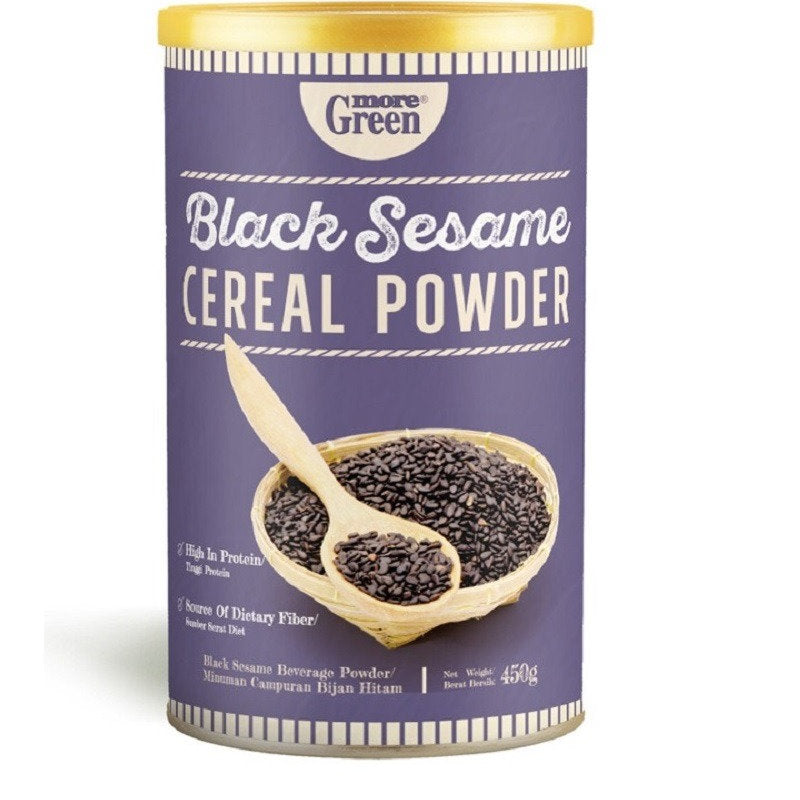 MORE GREEN BLACK SESAME CEREALS 450G