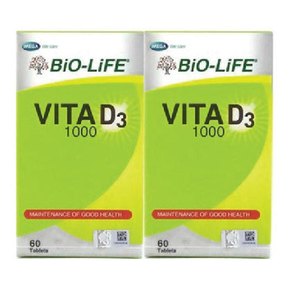BIO-LIFE VITA D3 1000IU 2X60S